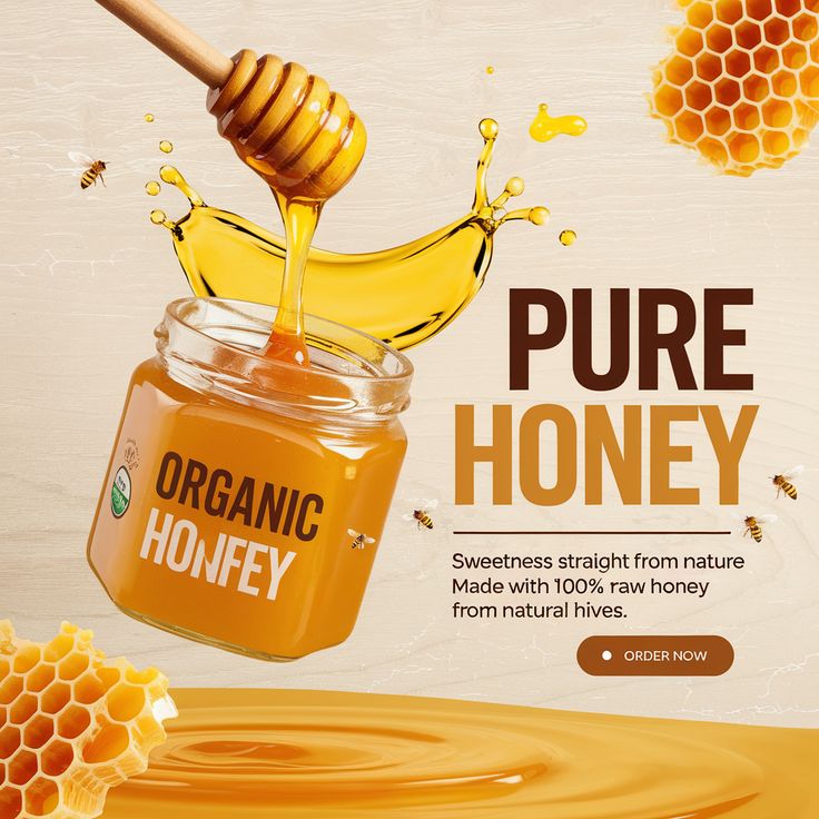 Organic Pure Honey – 100% Natural Sweetness